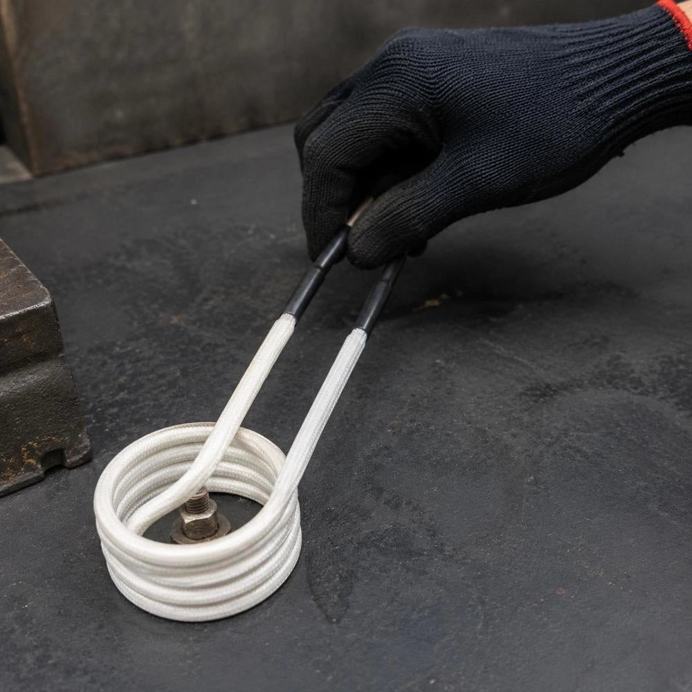 Induction Heating Coil Set, 8 Pieces, Heat-resistant Induction Heating Tool With Flexibility And Long Service Life For Removing Rusty Screws And Nuts