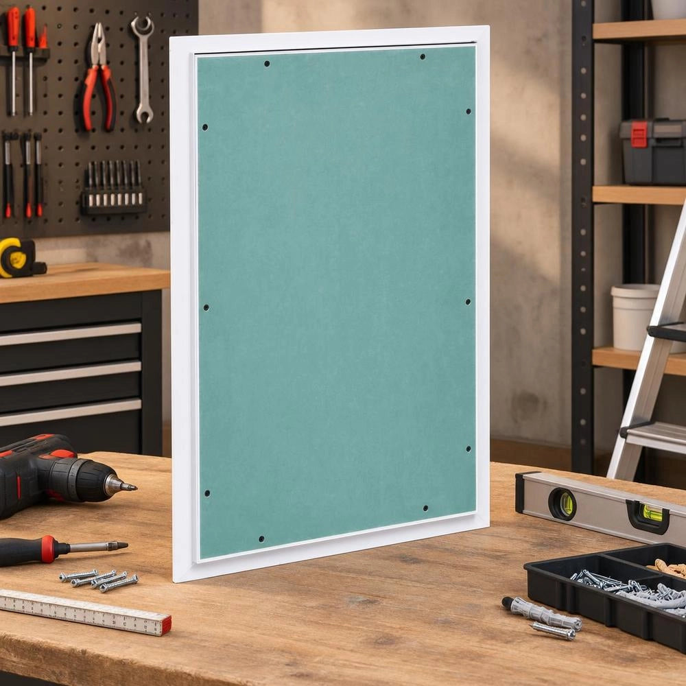 Inspection Hatch With Aluminium Frame And Plasterboard Insert 300x600 Mm
