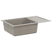 Lavello Grigio 780 x 500 mm 80% Quarzo e 20% Resina