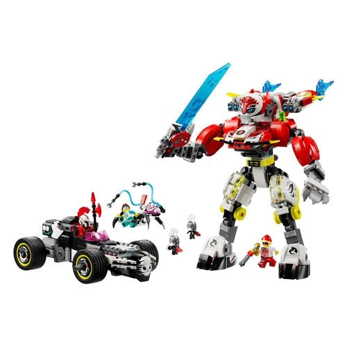 Mech tigre di cooper e bolide di zero lego 71497 dreamzzz