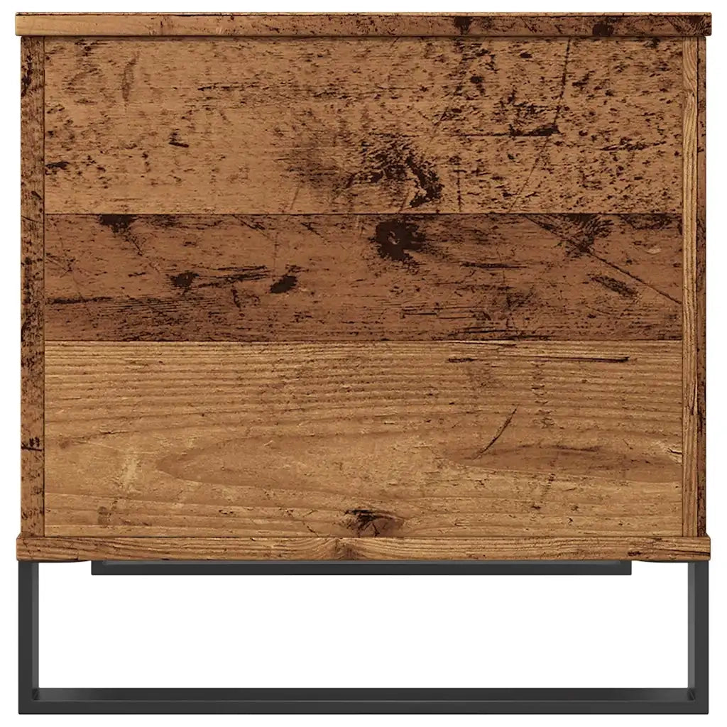Tavolino da Salotto Legno Antico 60x44,5x45cm Legno Multistrato