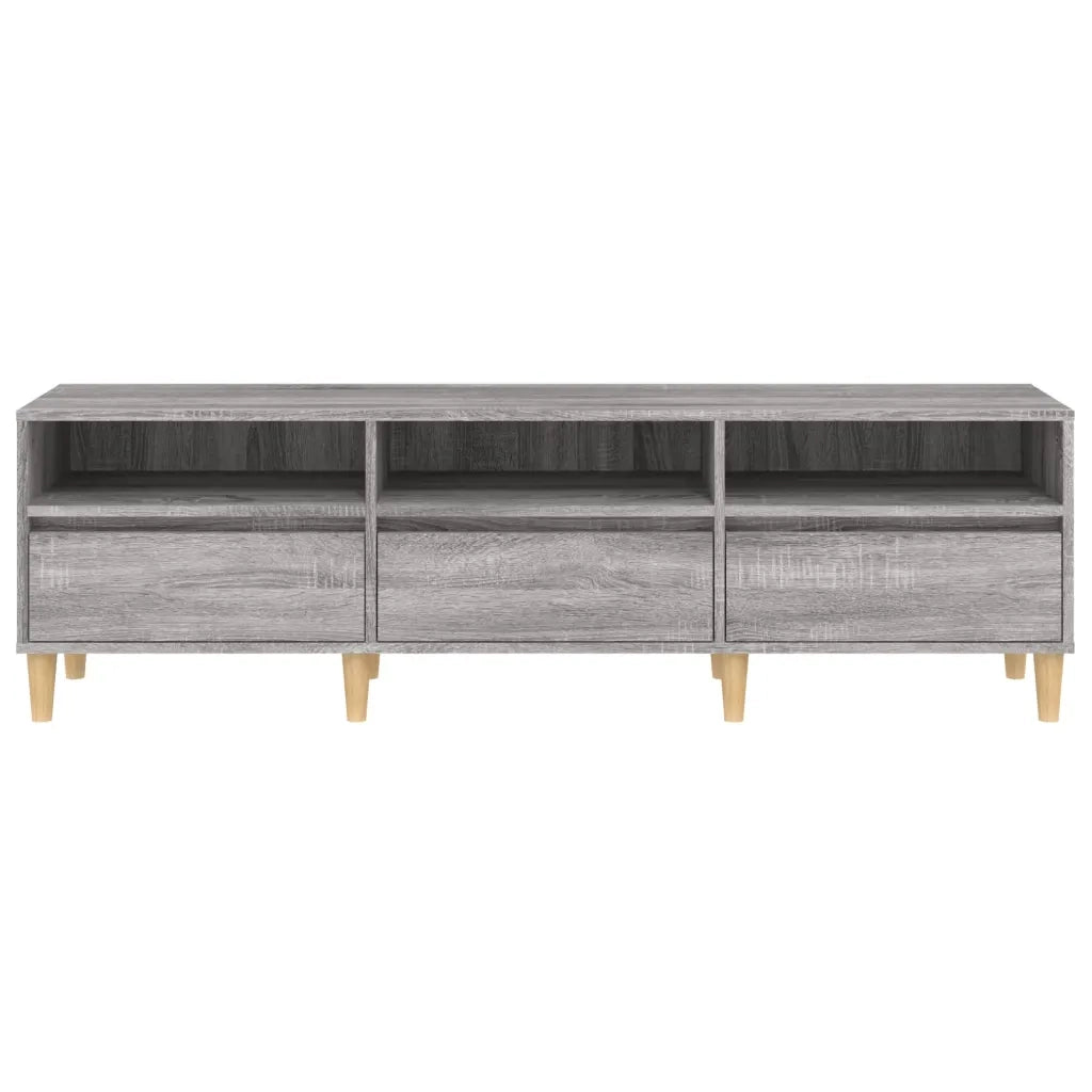 Mobile Porta TV Grigio Sonoma 150x30x44,5 cm Legno Multistrato 831915