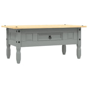 Tavolino CaffÃ© Pino Messicano Corona Range Grigio 100x60x45cm cod mxl 10063