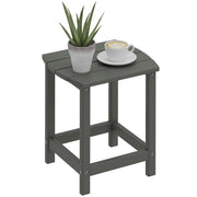 Tavolo da giardino in HDPE ¨C zephmum ¨C Grigio 48x37x46 cm