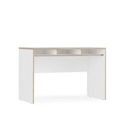 Vicco Scrivania con ripiani Bianco 112 x 55 cm con 3 scomparti