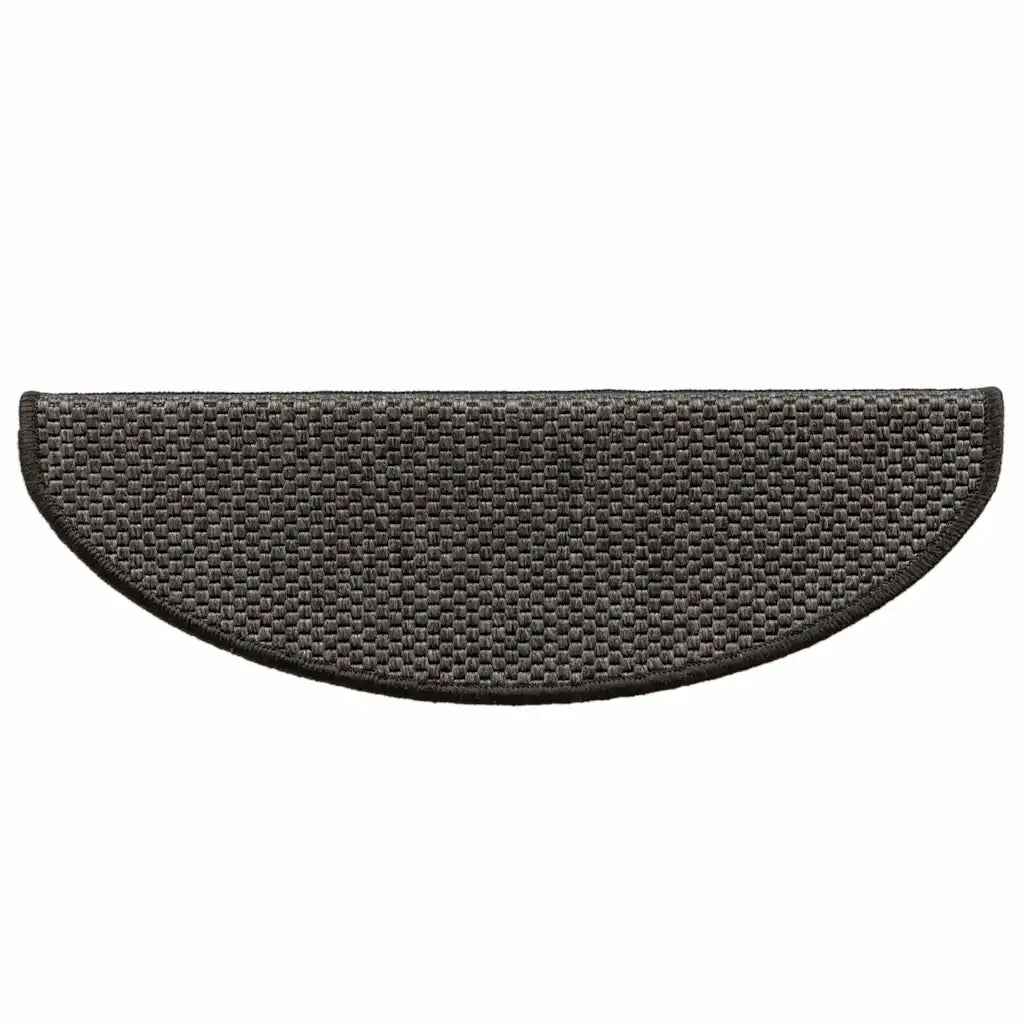 Tappeti Autoadesivi Scale Aspetto Sisal 15pz 65x21x4 Antracite 326873