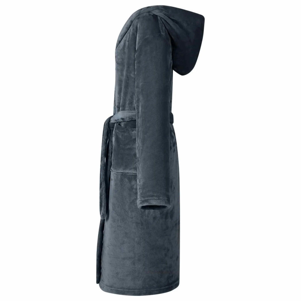 Accappatoio con Cappuccio Blu navy m Flanella CFW5533493