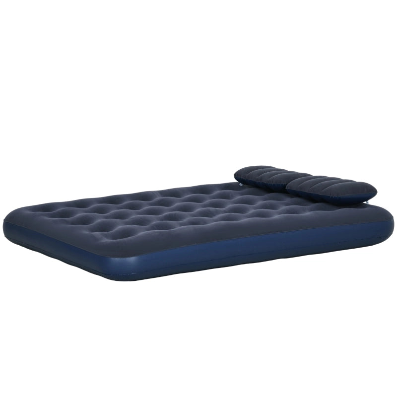 Materasso gonfiabile blu 203x152 cm