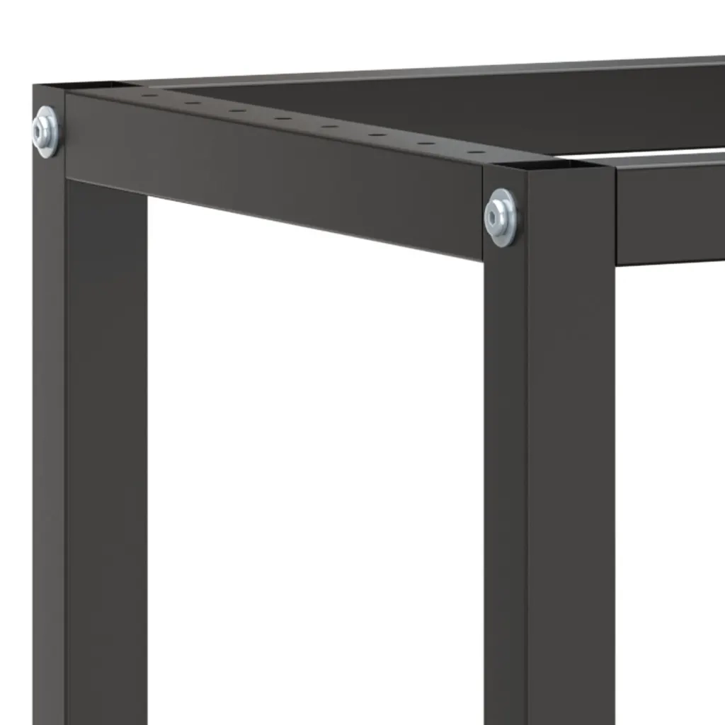 Telaio Banco da Lavoro Nero e Rosso Opaco 210x50x79 cm Metallo CFW8305514