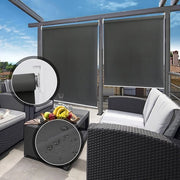 Tendal di Ombreggiamento 140x240cm - Grigio Scuro - Impermeabile e Protezione UV 80% - 1 Pezzo