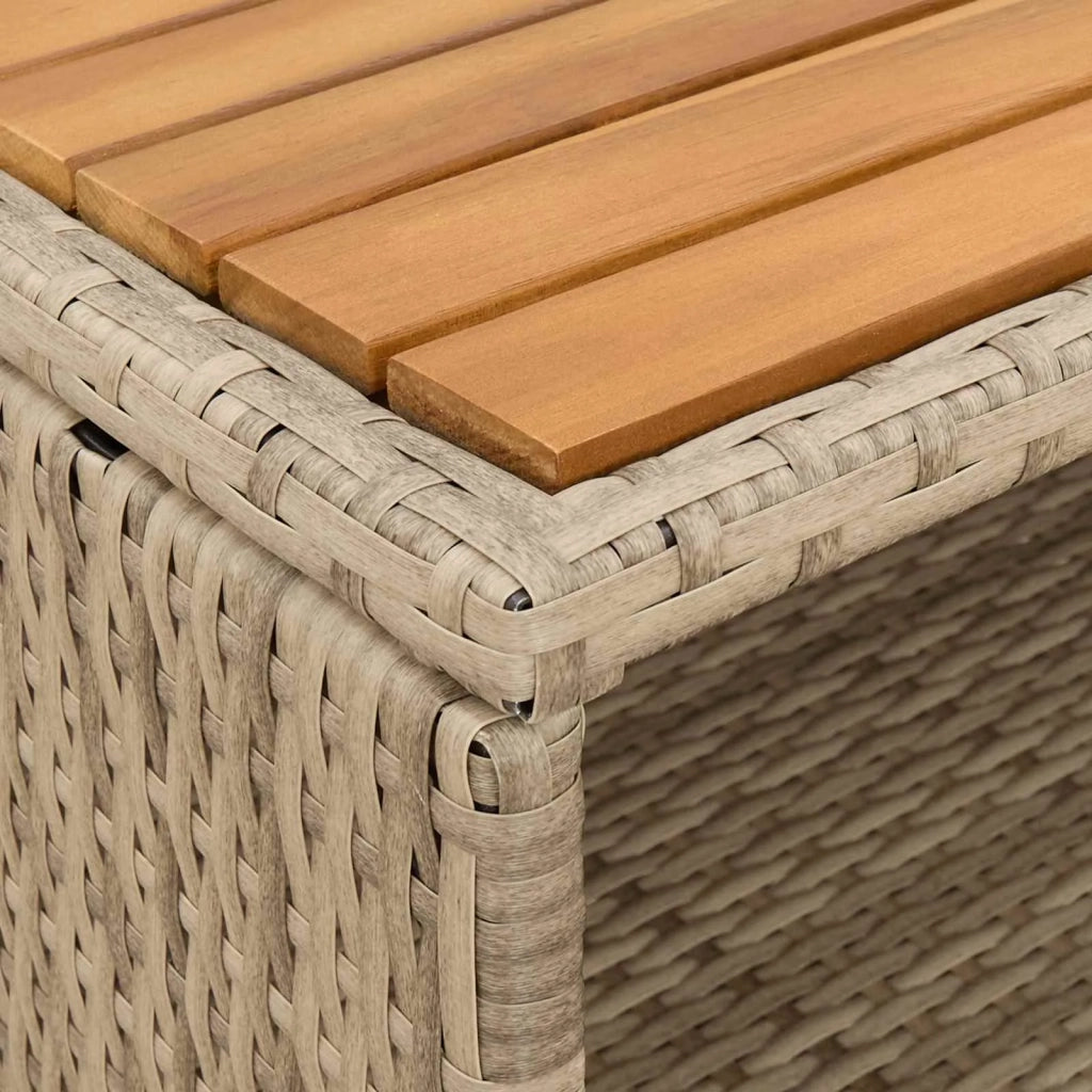 Armadietto Beige 70 x 50 x 87 cm Poliestere e Rattan Roly CFW3304300