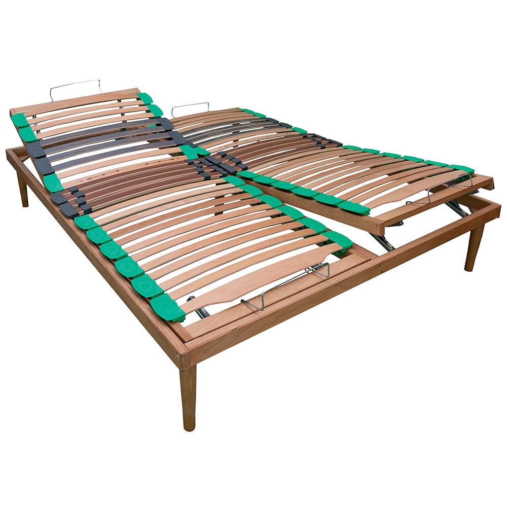 Rete ATP Manuale a Doghe 80x200 cm in Faggio Naturale 38 mm Dormidea Teti