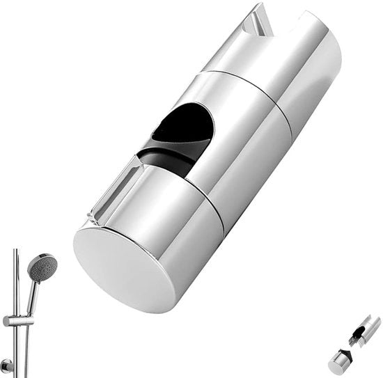 Supporto doccia regolabile - Douchekophouder Zonder Boren - Manubrio per doccia - Adatto per tubi doccia 18-25 mm - ABS - Acciaio inossidabile