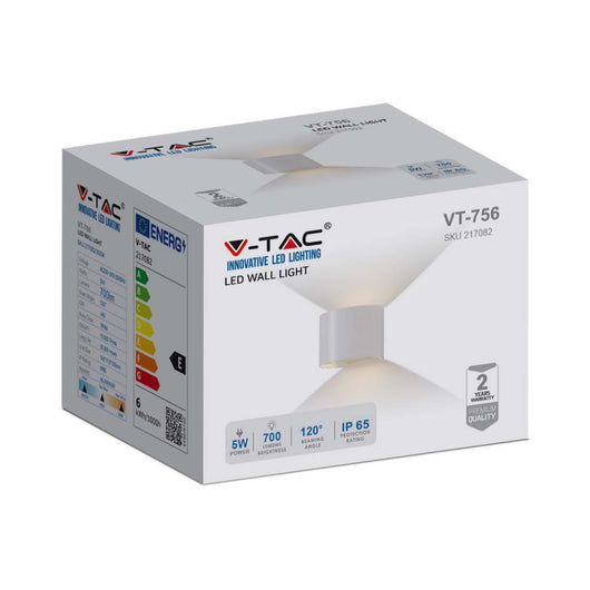 Lampada da 6 w-parete con bridgelux chip 3000k white round