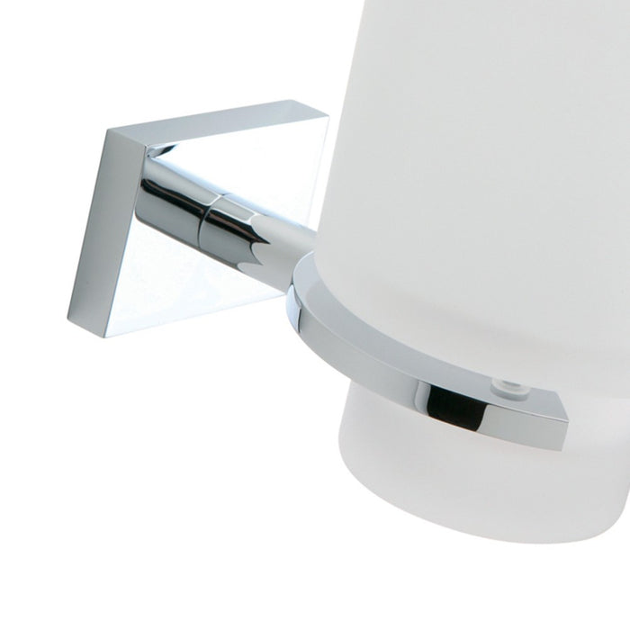 Smart - porta bicchiere satinato base cromata