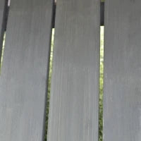 Pollaio da Giardino Prefabbricato in Legno 196x76x97cm, Bianco e Grigio