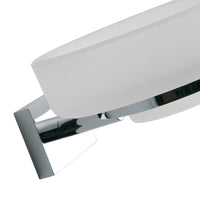 Smart - porta sapone satinato con base cromata