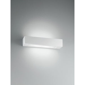 APPLIQUE CANDIDA 2XE14 36X9XH7CM IN GESSO.