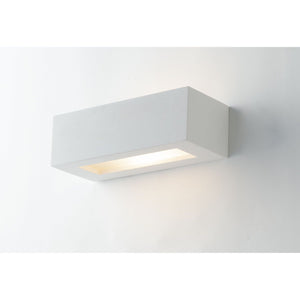 APPLIQUE CANDIDA 1XE14 22X9XH7CM IN GESSO.