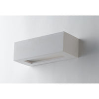 APPLIQUE CANDIDA 1XE14 22X9XH7CM IN GESSO.