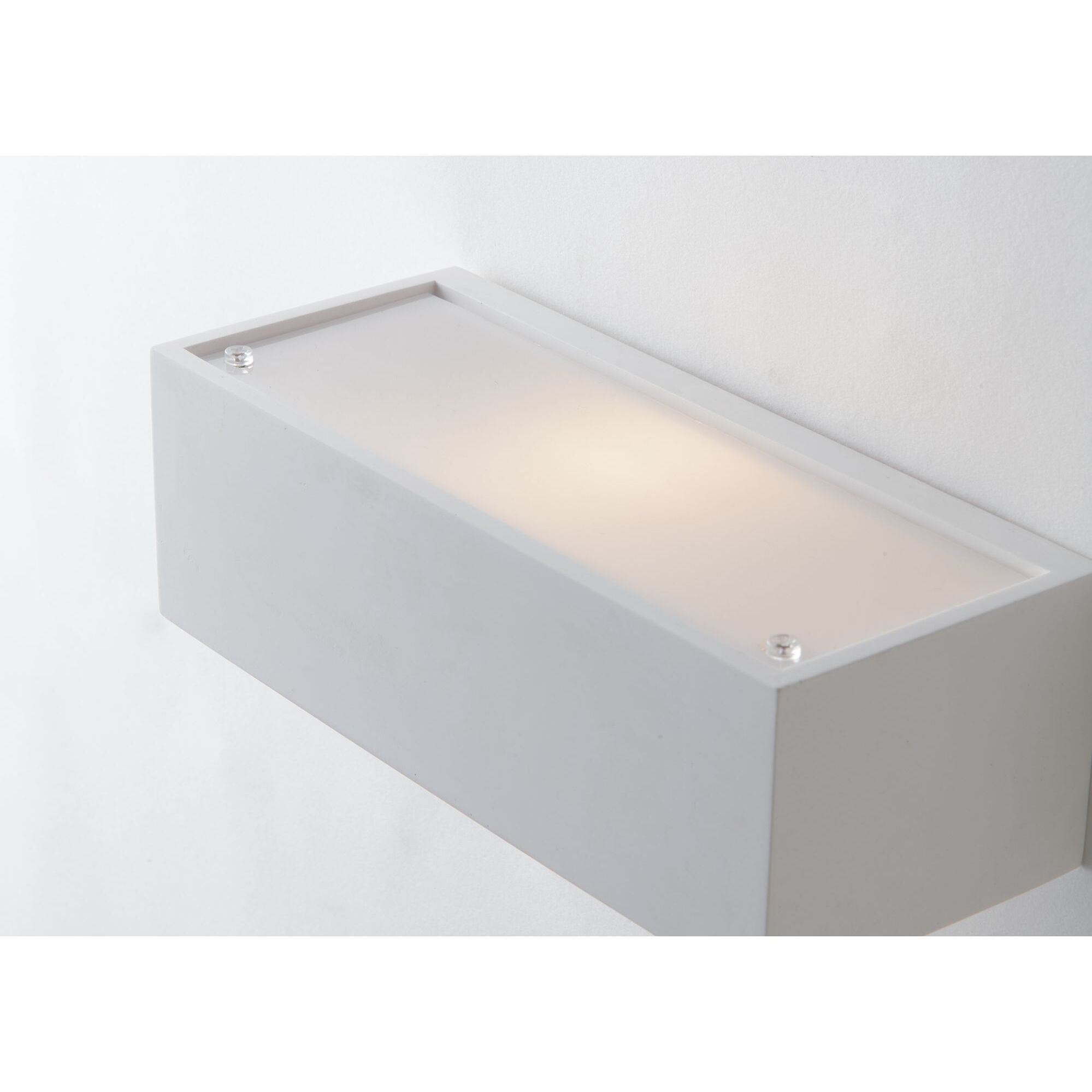 APPLIQUE CANDIDA 1XE14 22X9XH7CM IN GESSO.