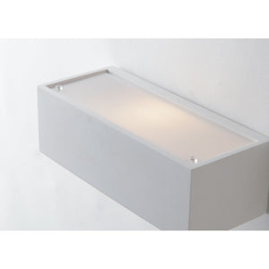 APPLIQUE CANDIDA 1XE14 22X9XH7CM IN GESSO.