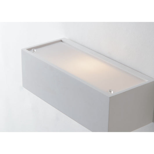 APPLIQUE CANDIDA 1XE14 22X9XH7CM IN GESSO.