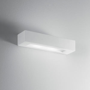 APPLIQUE CANDIDA 2XE14 36X9XH7CM IN GESSO.