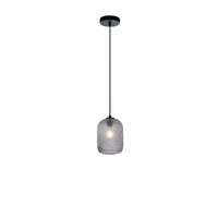 LAMPADARIO ASHFORD 1XE27 15XH150CM FUME'.
