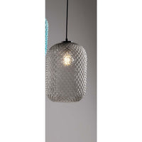 LAMPADARIO ASHFORD 1XE27 15XH150CM FUME'.