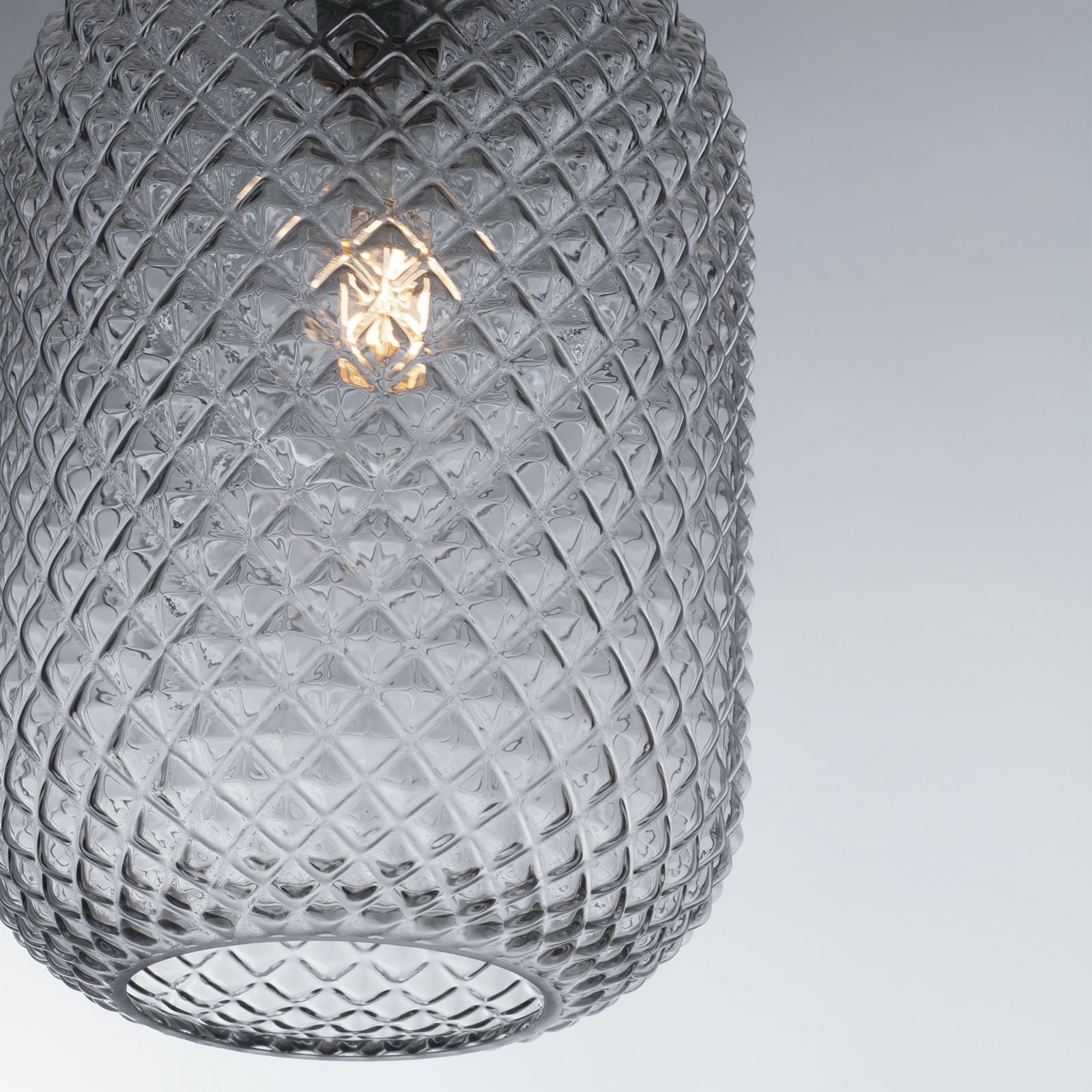 LAMPADARIO ASHFORD 1XE27 20XH150CM FUME'.