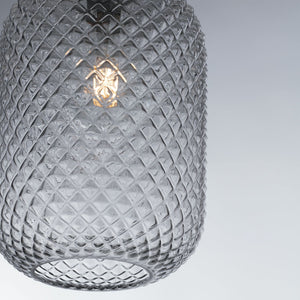 LAMPADARIO ASHFORD 1XE27 20XH150CM FUME'.