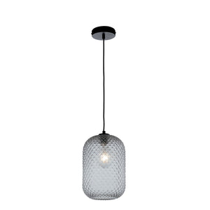LAMPADARIO ASHFORD 1XE27 20XH150CM FUME'.
