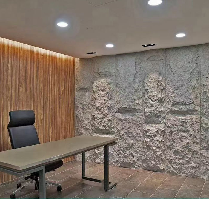 Pannello Decorativo Snow Rockstone in Poliuretano - Effetto Roccia 3D - 120x60x3 cm