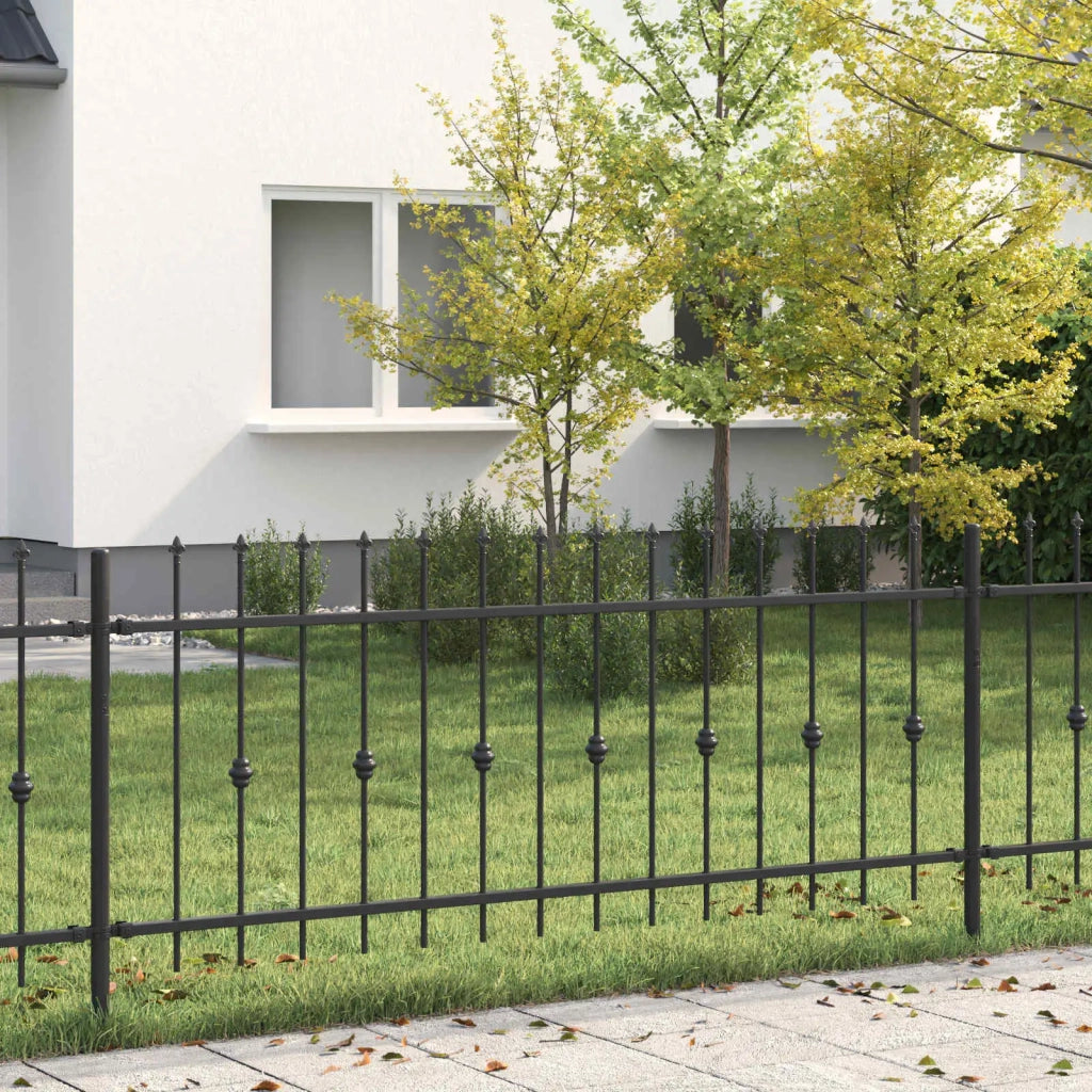 Recinzione a punte Asten Nero 200 x 130 cm 42030081