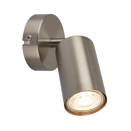 Faretto Moderno Tib Metallo Nichel Satinato 1 Luce Gu10
