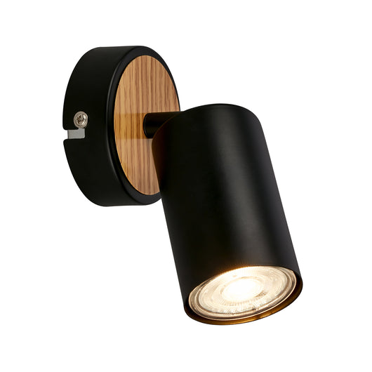 Faretto Moderno Tib Metallo Nero 1 Luce Gu10