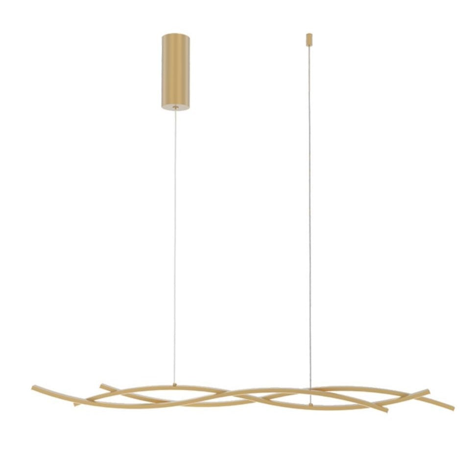 LAMPADARIO LED KINETIC 40W CCT 117XH105CM ORO.