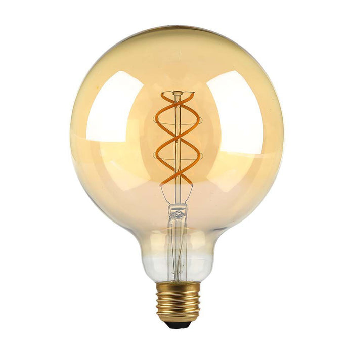 5W G125 Bulb filamento 1800k vetro ambra