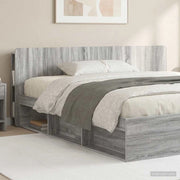 Testata del letto Grigio Sonoma Legno ingegnerizzato 8001234