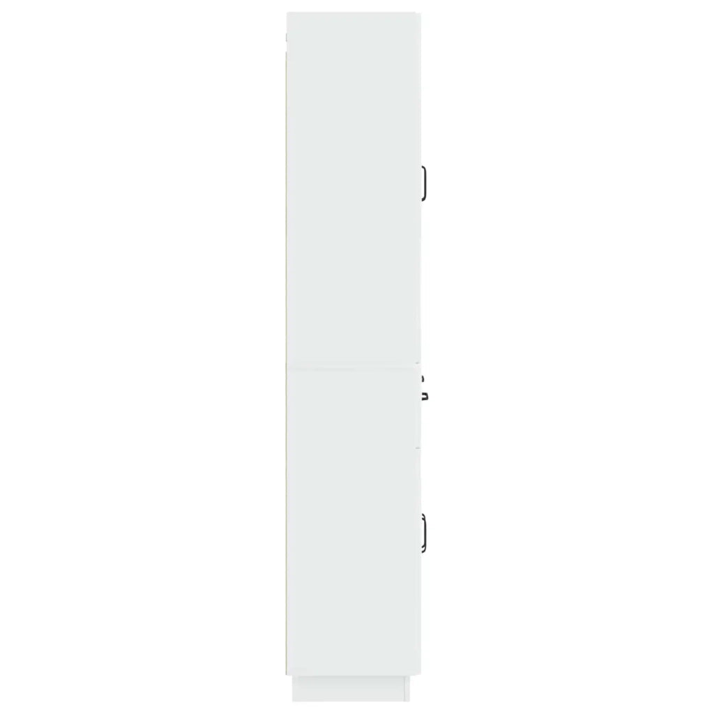 Set di armadi 2 pcs Bianco Lucido Legno ingegnerizzato 3416830
