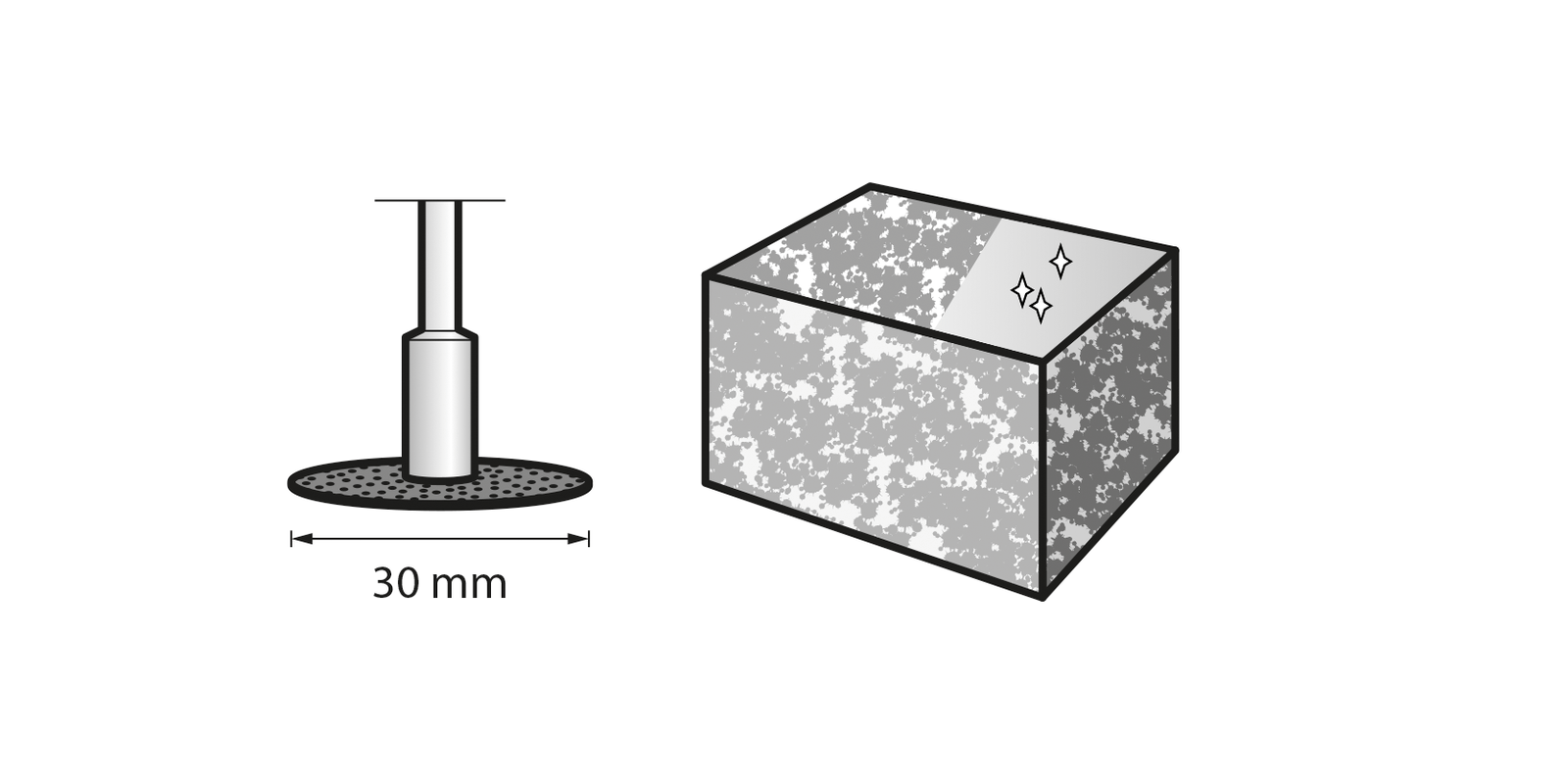 DREMEL® EZ SpeedClic: dischi abrasivi (SC411) - 2615S411JA