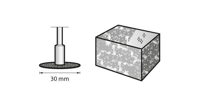 DREMEL® EZ SpeedClic: dischi abrasivi (SC411) - 2615S411JA