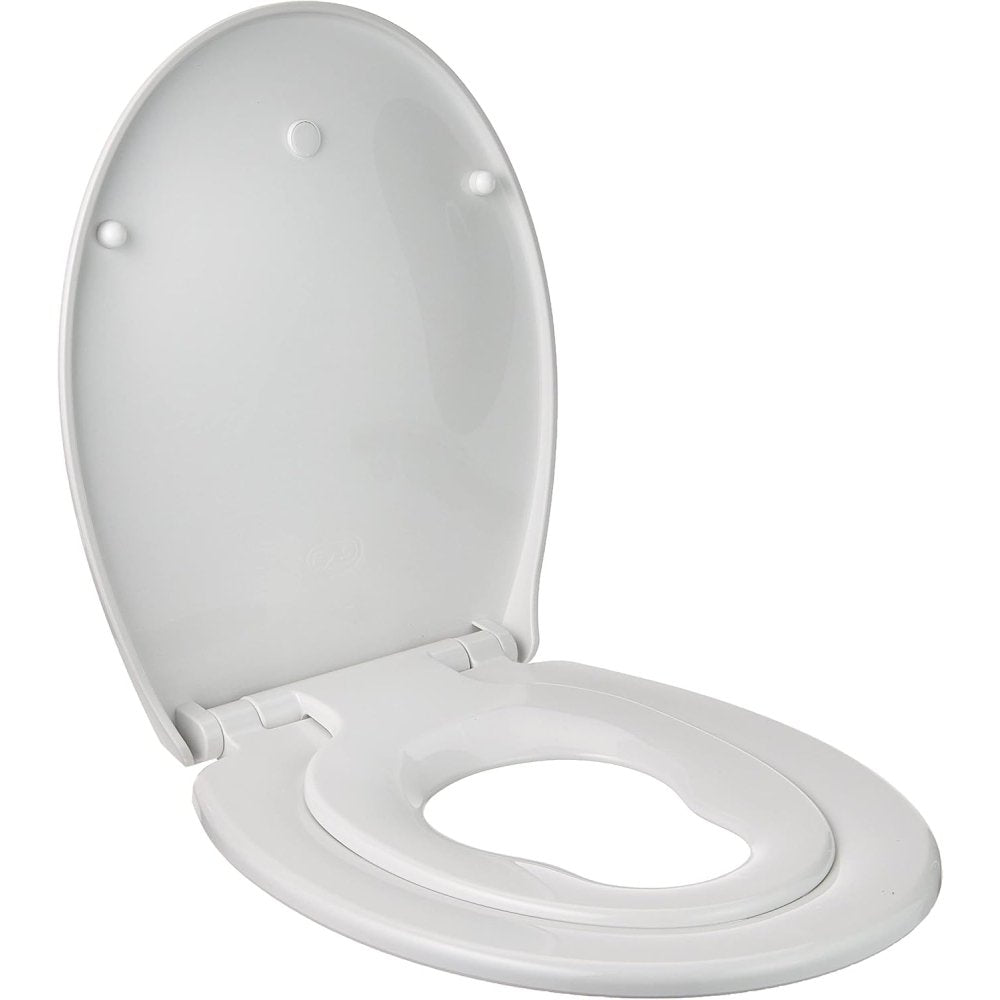 Sedile wc per famiglia per bambini, meccanismo a chiusura lenta,