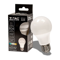 Bulbo LED - 8,5 W E27 A60 Termoplastico 6500K