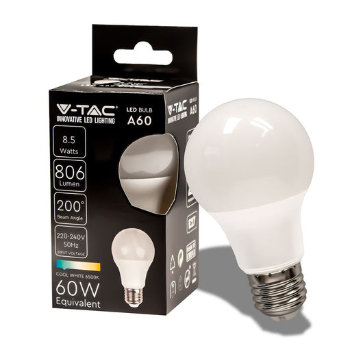 Bulbo LED - 8,5 W E27 A60 Termoplastico 6500K