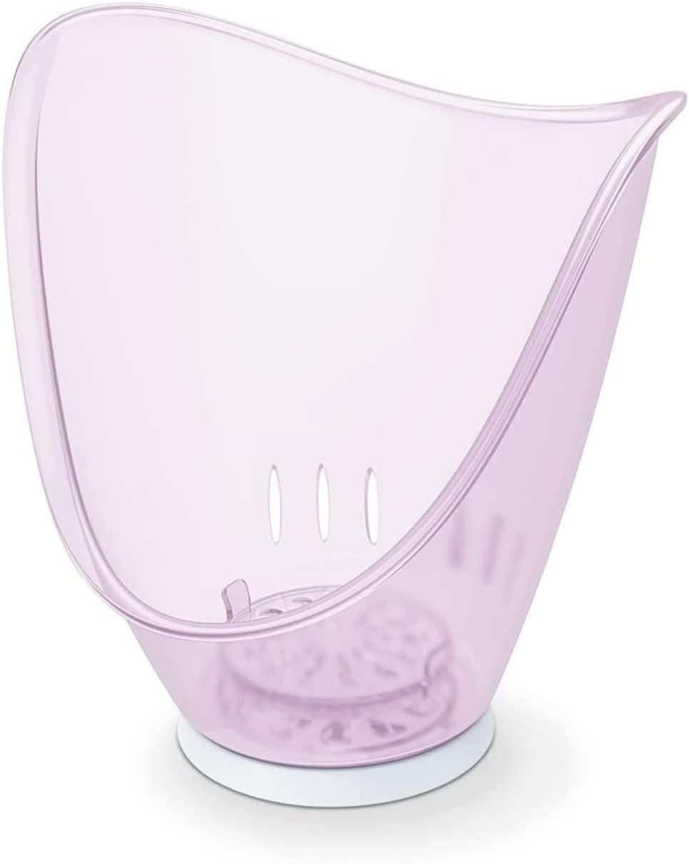 Beurer FS 60 Sauna per il Viso Multifunzione 3 in 1, Pulizia del Viso, Aromaterapia e Inalazione con Serbatoio per Essenze Profumate, 2 Livelli di Potenza e Bicchiere Graduato