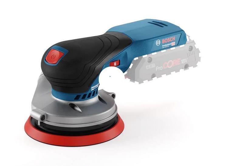 Bosch GEX 18V-125 Professional Levigatrice orbitale casuale 10000 Giri/min 20000 OPM Nero, Blu, Grigio, Rosso