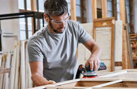 Bosch GEX 18V-125 Professional Levigatrice orbitale casuale 10000 Giri/min 20000 OPM Nero, Blu, Grigio, Rosso