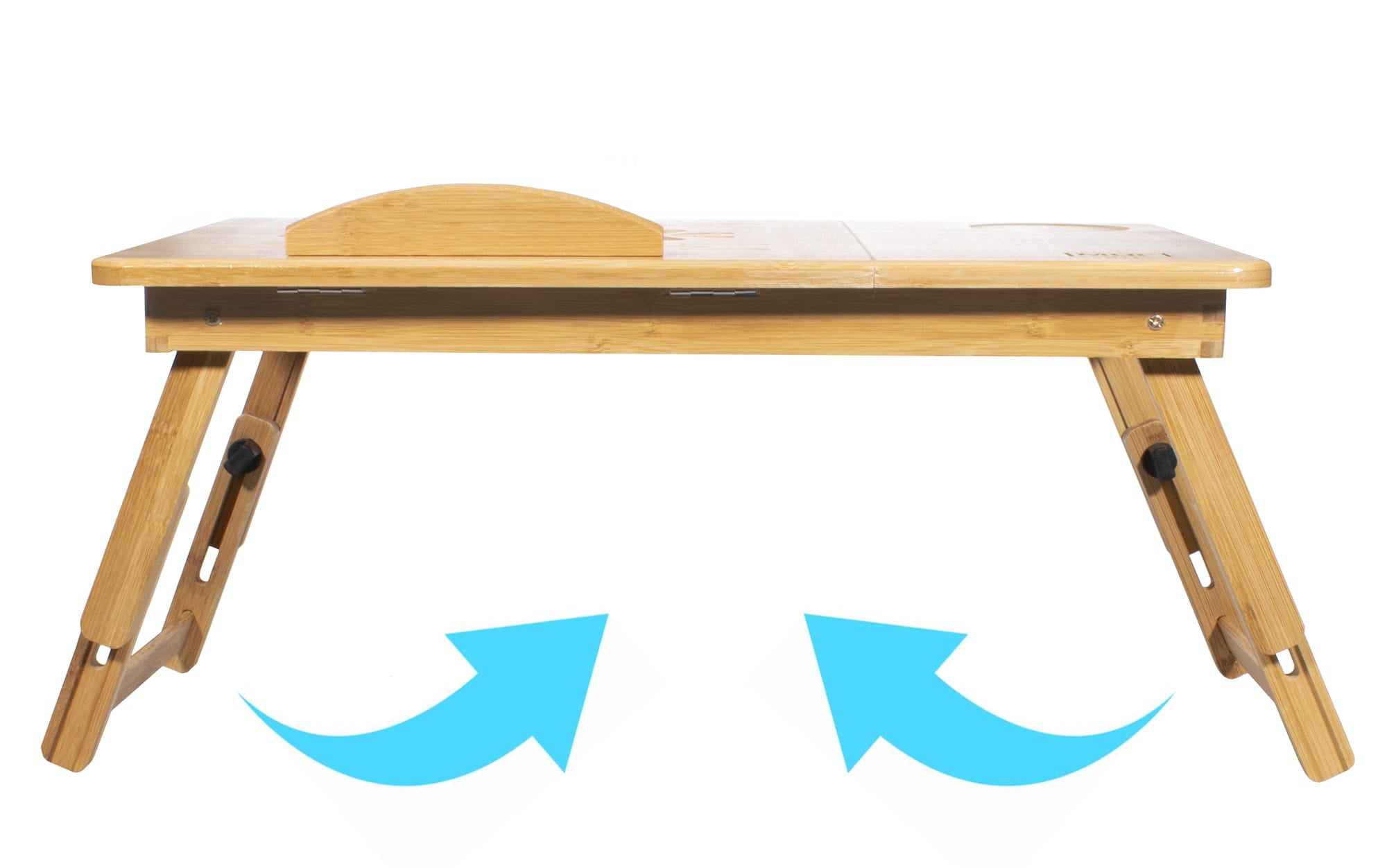 Valora BAMBOO LAPTOP TABLE M pieghevole regolabile in bambù x12